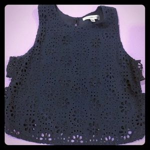 Abercrombie loose fitting cropped tank